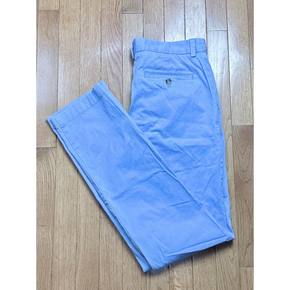 Vineyard Vines Mens Breaker Pant Light Blue Cotton Chinos 30x34